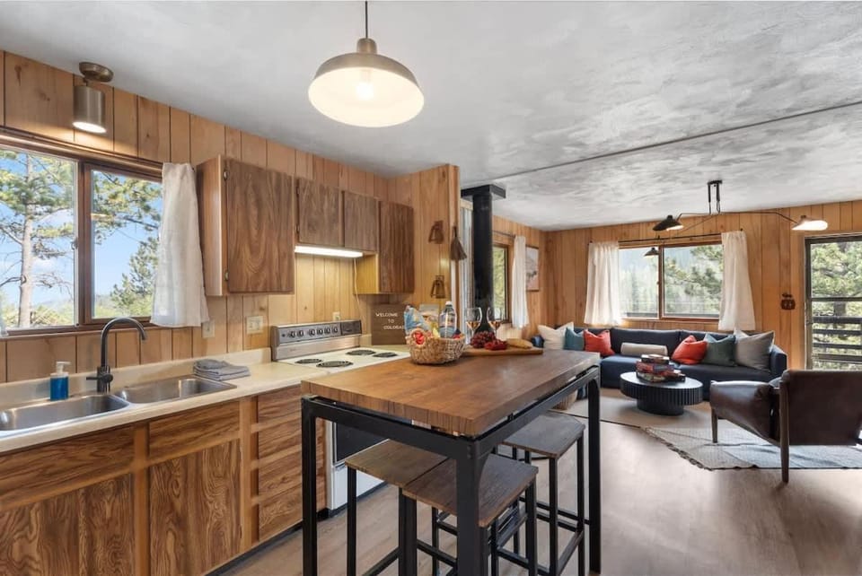 Deerfield Cabin Sauna Stargazing Wildlife Retreat Cabin in Park County