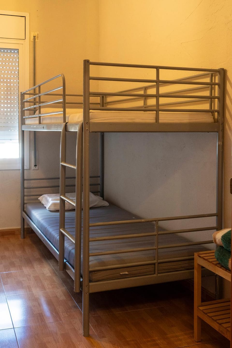 Bed, bunk bed, air conditioner