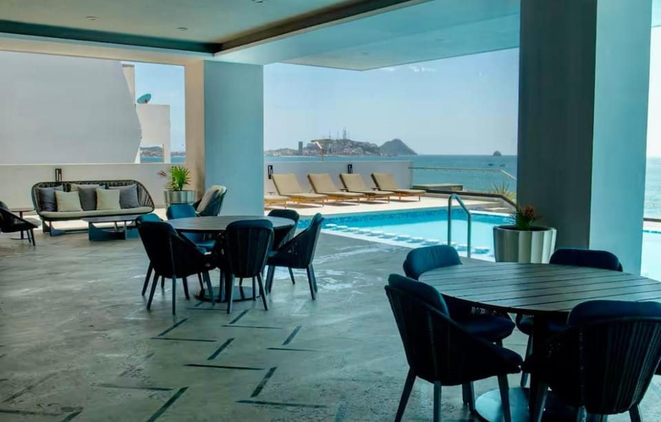 Sunlit & Sea View Apartment in Mazatlan
