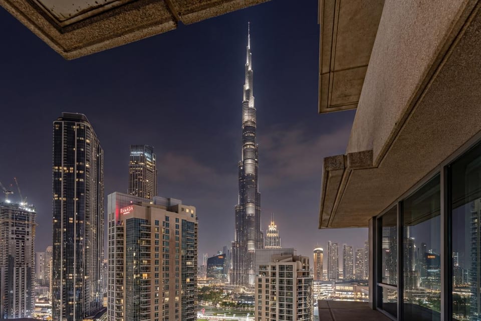 Property building, Night, City view