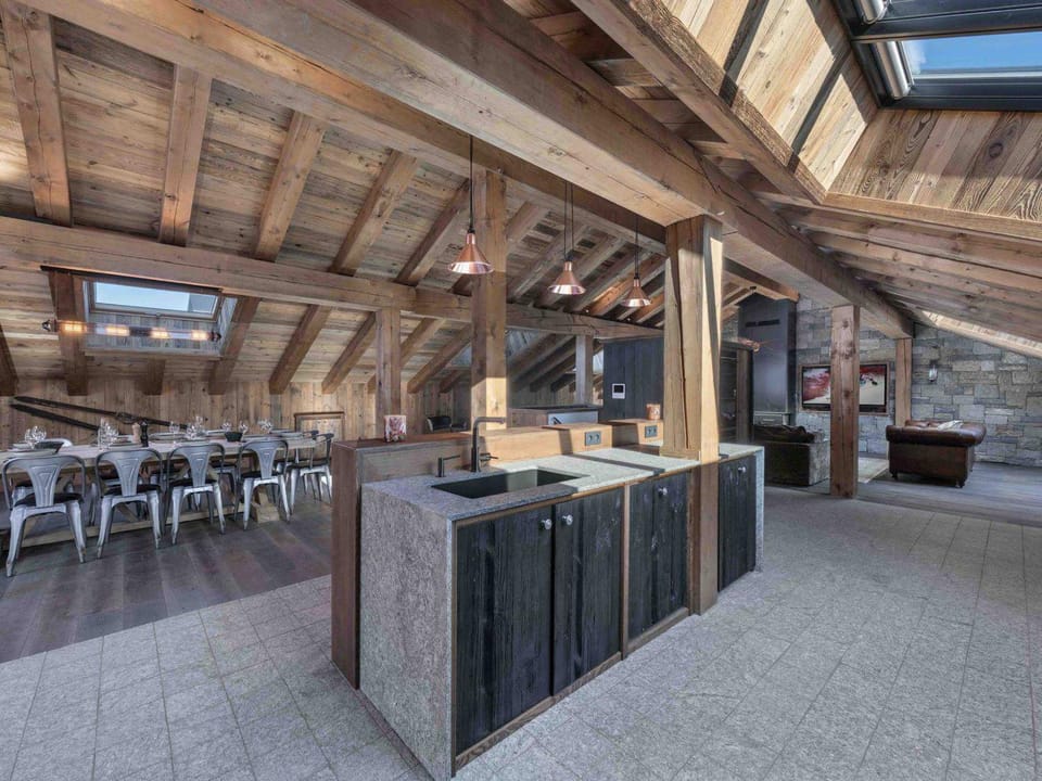 Chalet Méribel Raffort 12 pers, piscine, animaux admis - FR-1-566-84 Chalet in Les Allues