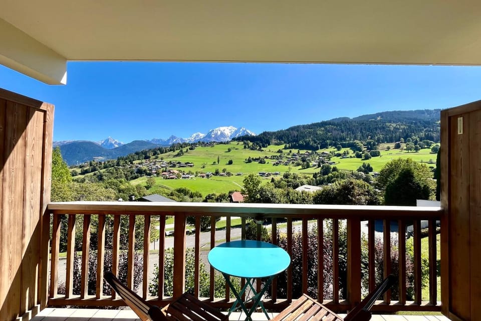 Bright apartment with Mont Blanc view Apartment in Combloux
