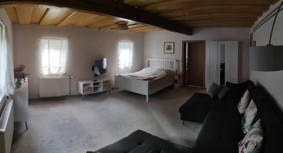 Bed, TV and multimedia, Bedroom