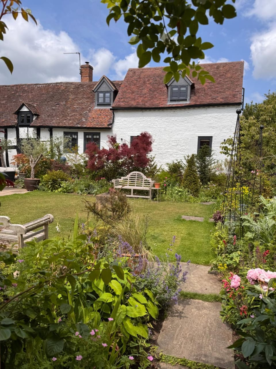 Property building, Garden, Garden view