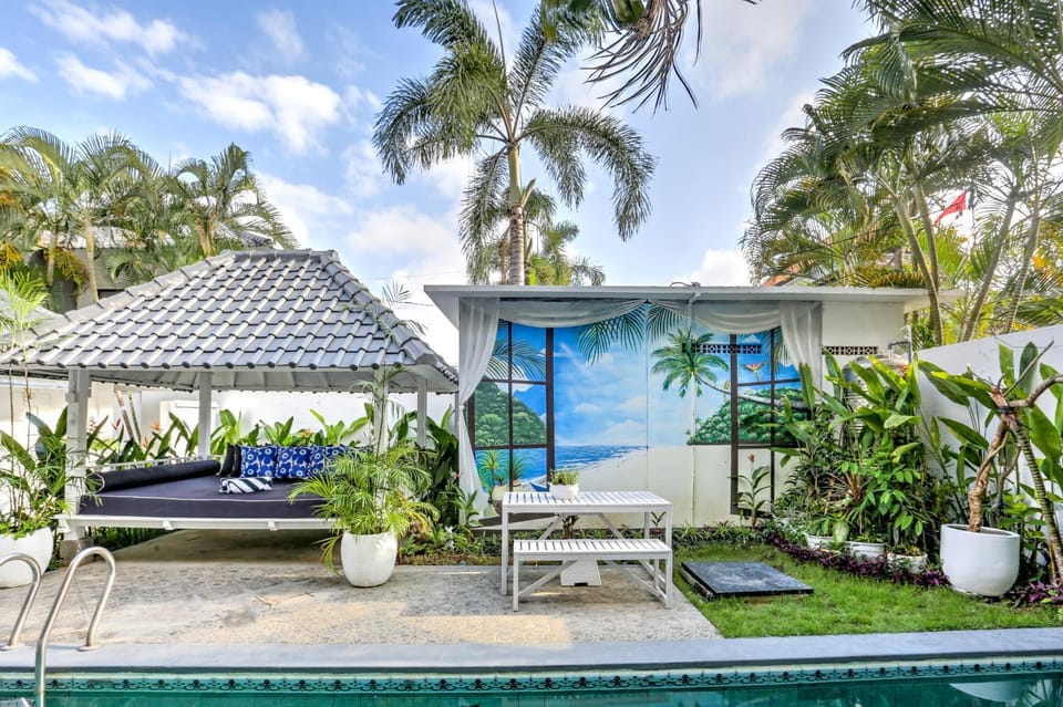 Garden, Garden view, sunbed