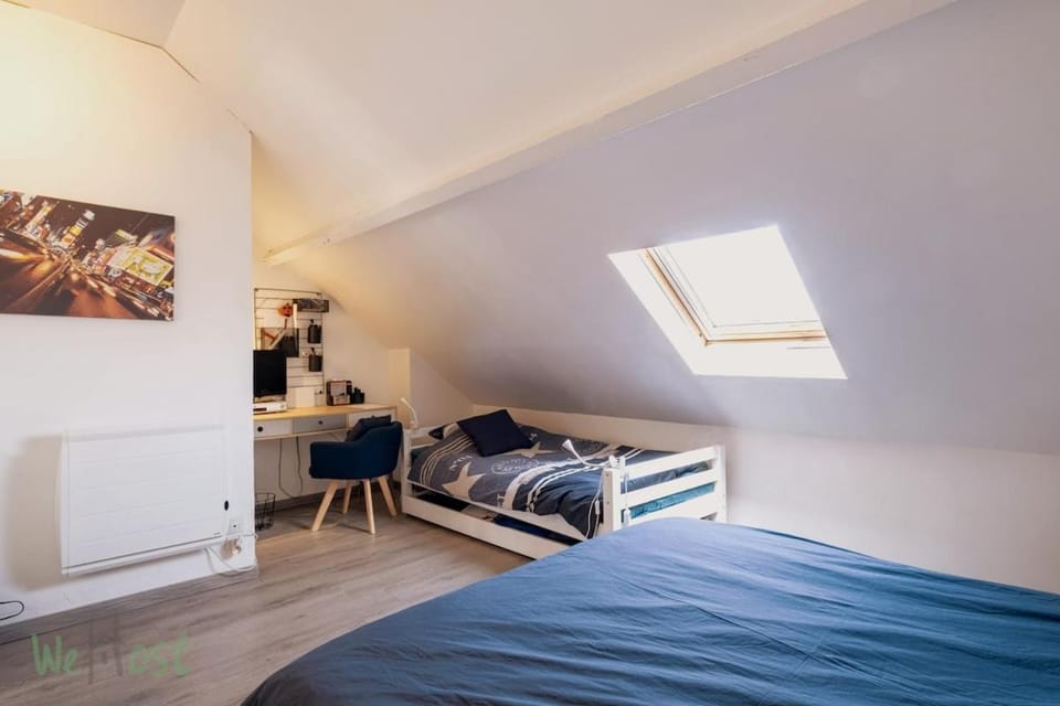 Maison 8p 4ch et jardin 15 mn à pieds de la plage Apartment in Dunkirk
