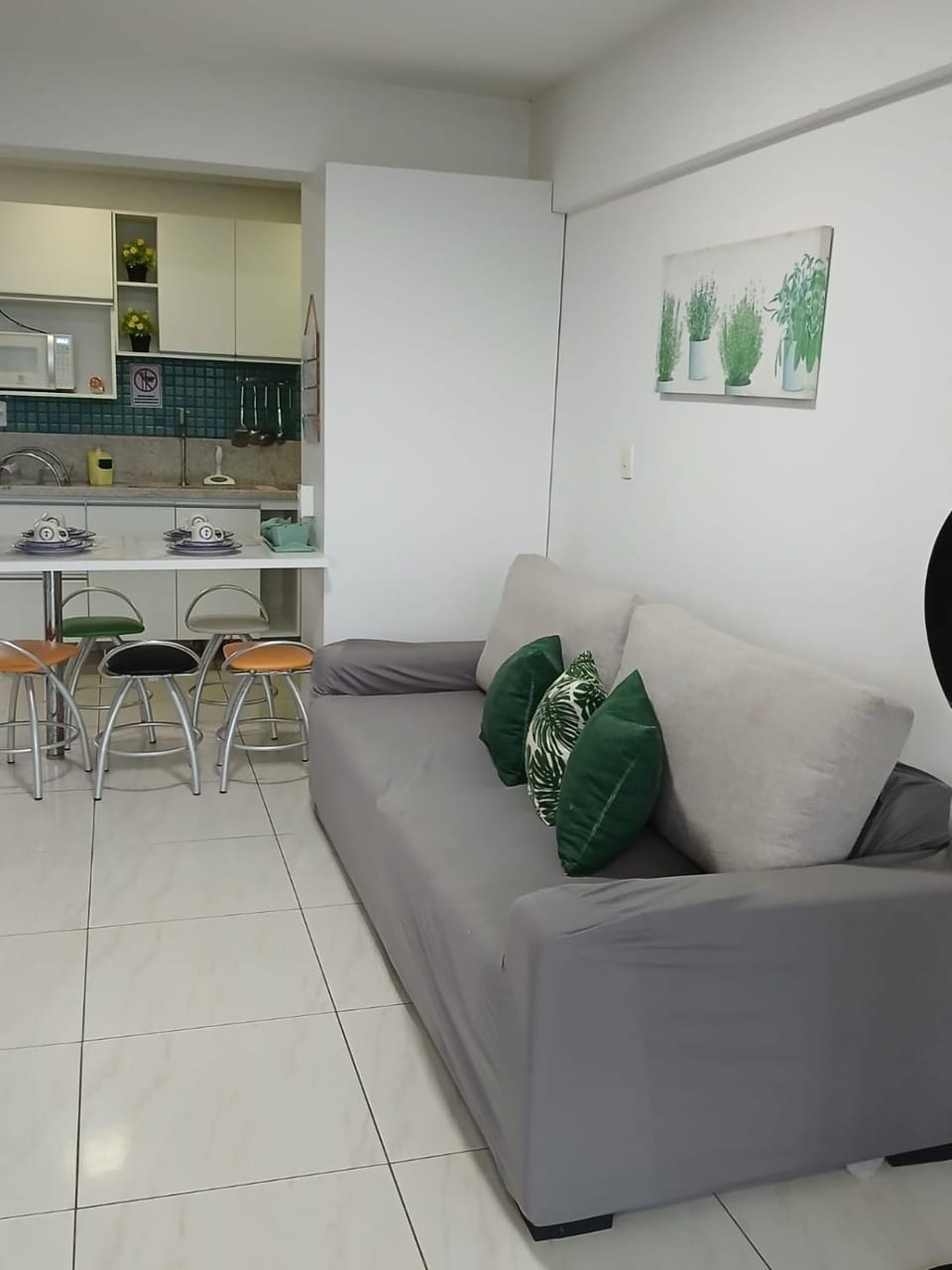 Kitchen or kitchenette, Living room, Seating area