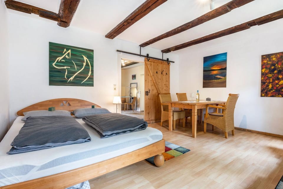 Property building, Living room, Bedroom