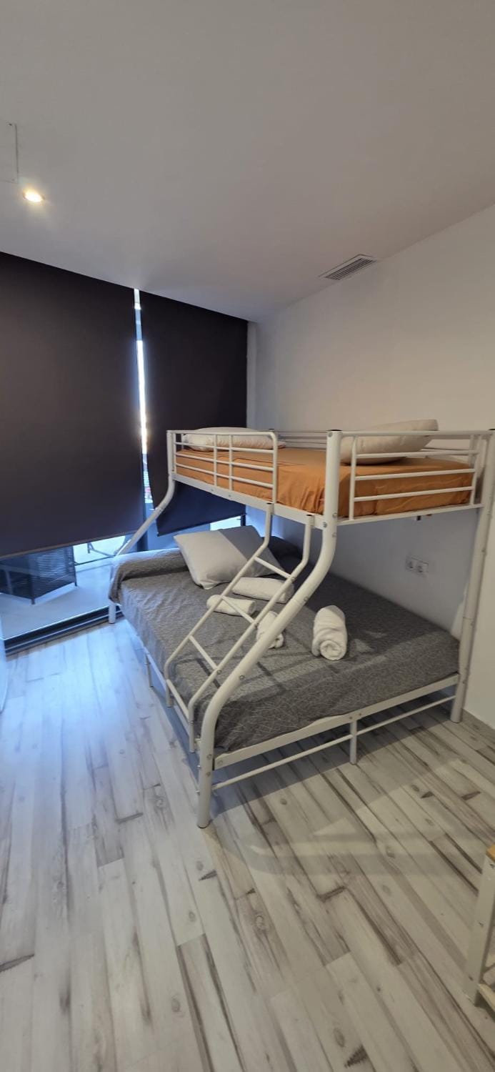 Bed, Photo of the whole room, Bedroom, bunk bed