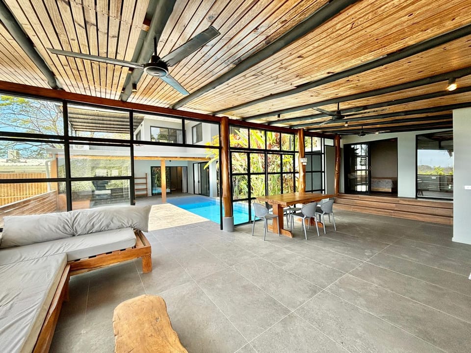Patio, Living room, Seating area, Communal kitchen