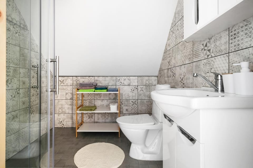 Shower, Toilet, Bathroom, towels