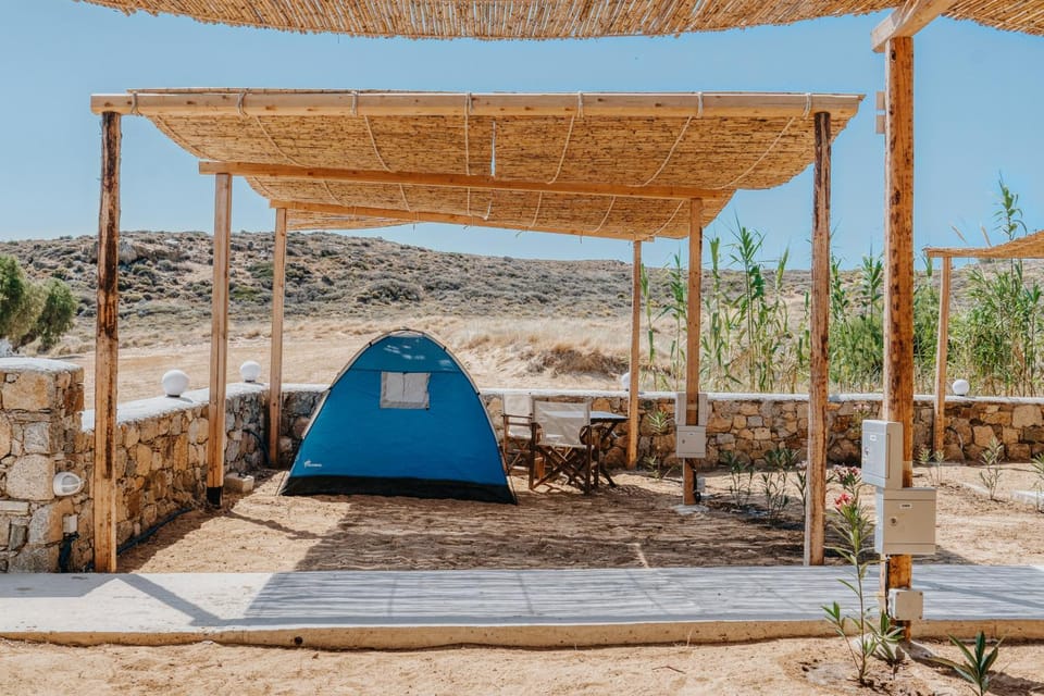 Coralli Camping Luxury tent in Milos