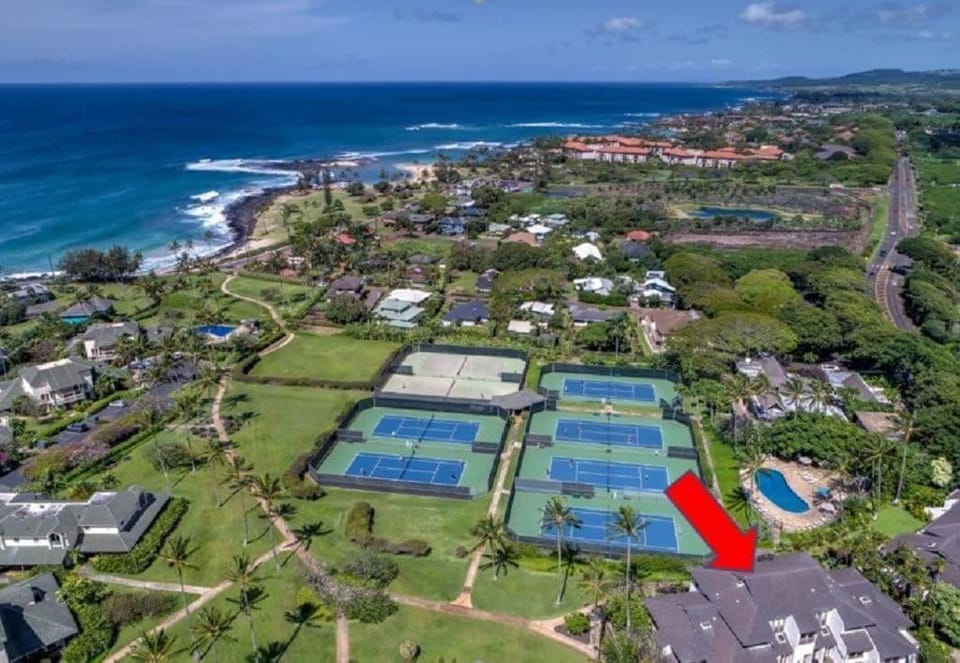 Ocean View & AC! 3 Min Walk To Poipu Beach! Apartment in Poipu