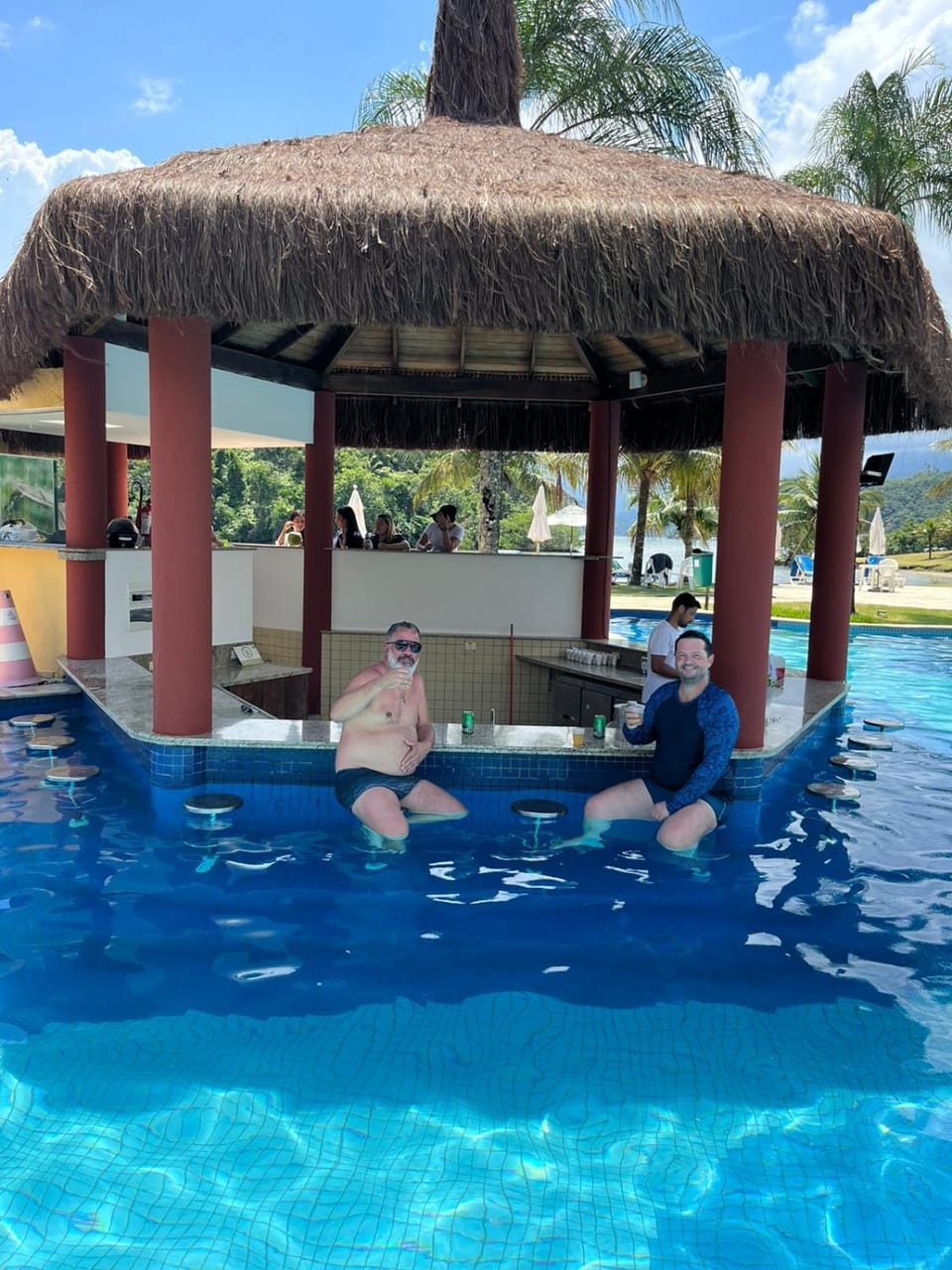 Day, Natural landscape, Lounge or bar, Pool view, Swimming pool, group of guests