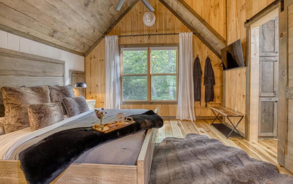 Cozy Chic Retreat Hot Tub, King Beds, Fire Pit House in Georgia