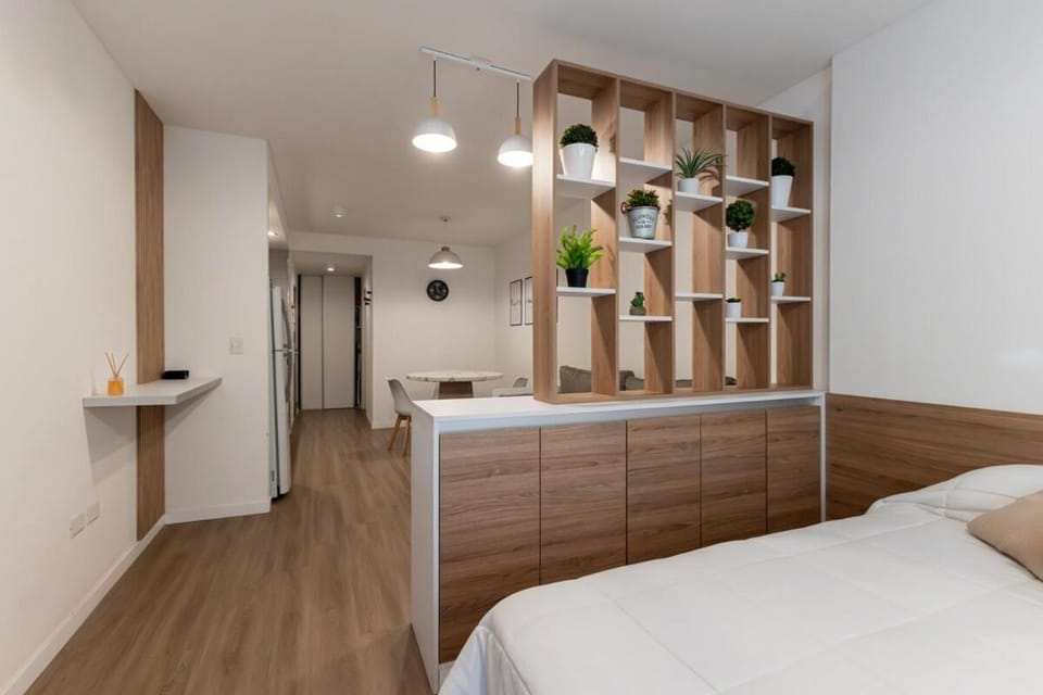 Photo of the whole room, wardrobe