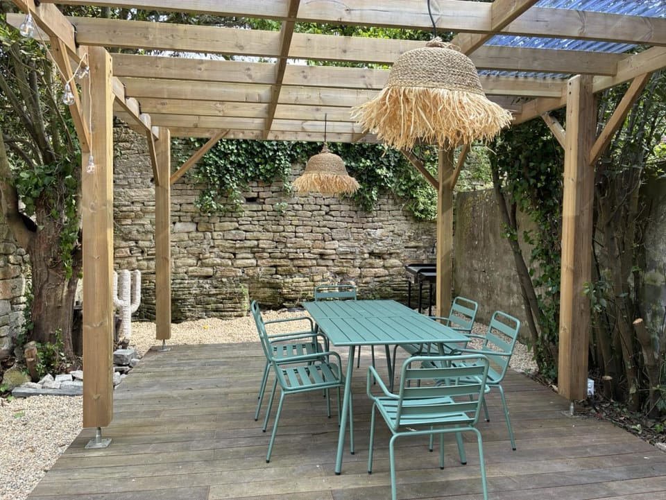 Patio, Day, Garden, Garden view