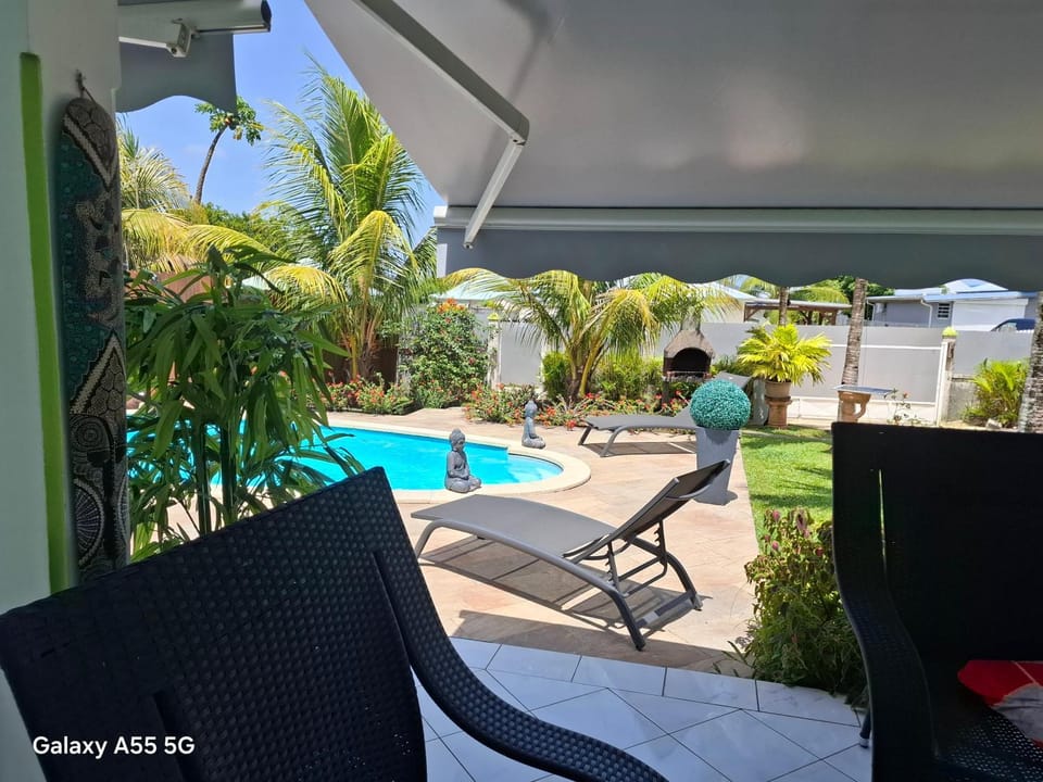 Garden, Garden view, Pool view, sunbed