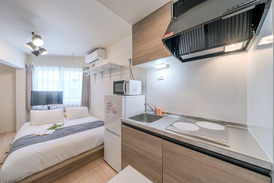 Bed, TV and multimedia, Kitchen or kitchenette