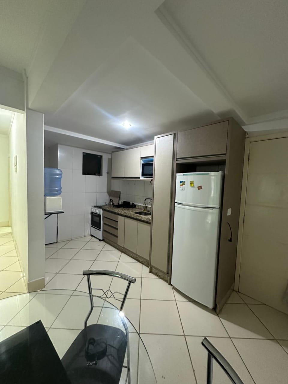 Kitchen or kitchenette, oven