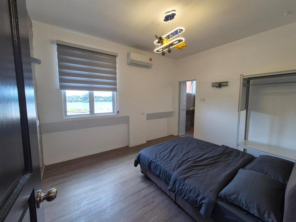 Bed, Bedroom, air conditioner