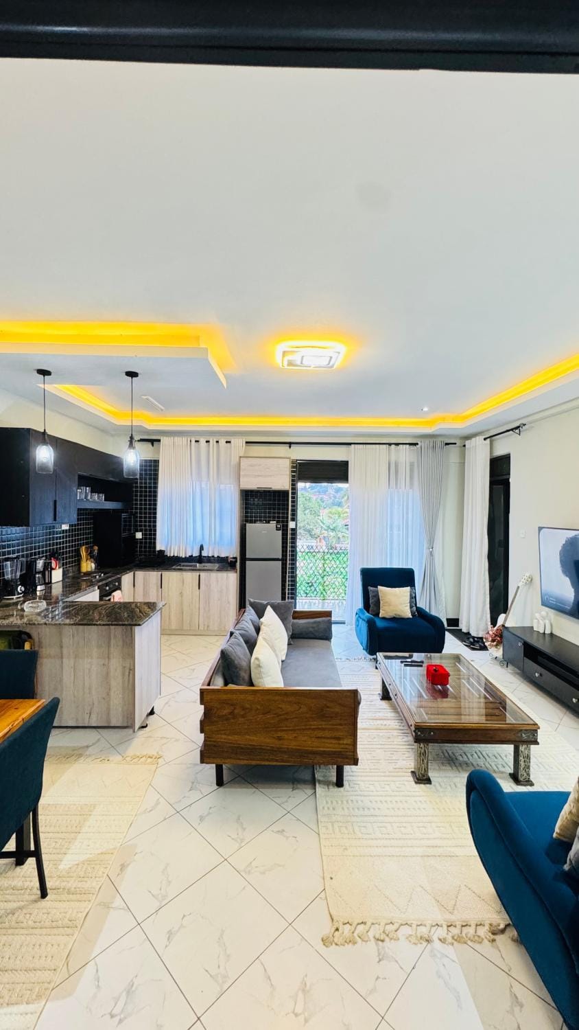 Kitchen or kitchenette, Living room