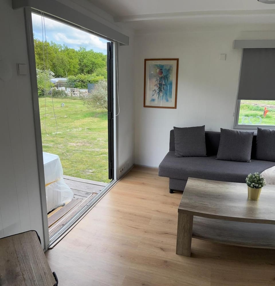 Nice vacation home in forest area Chalet in Drenthe (province)