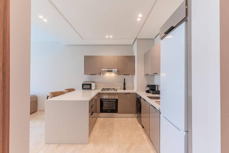 L'Horizon - 1 BR - Pool & Terrace Apartment in Casablanca-Settat