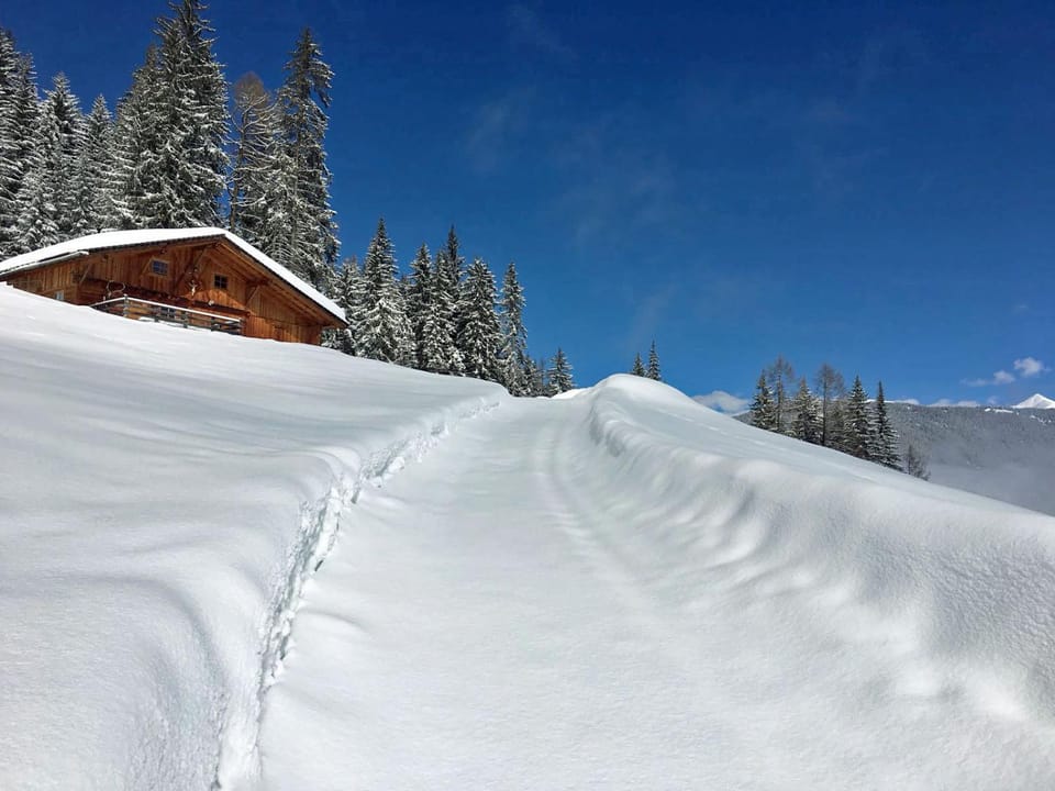 Day, Natural landscape, Winter, Mountain view