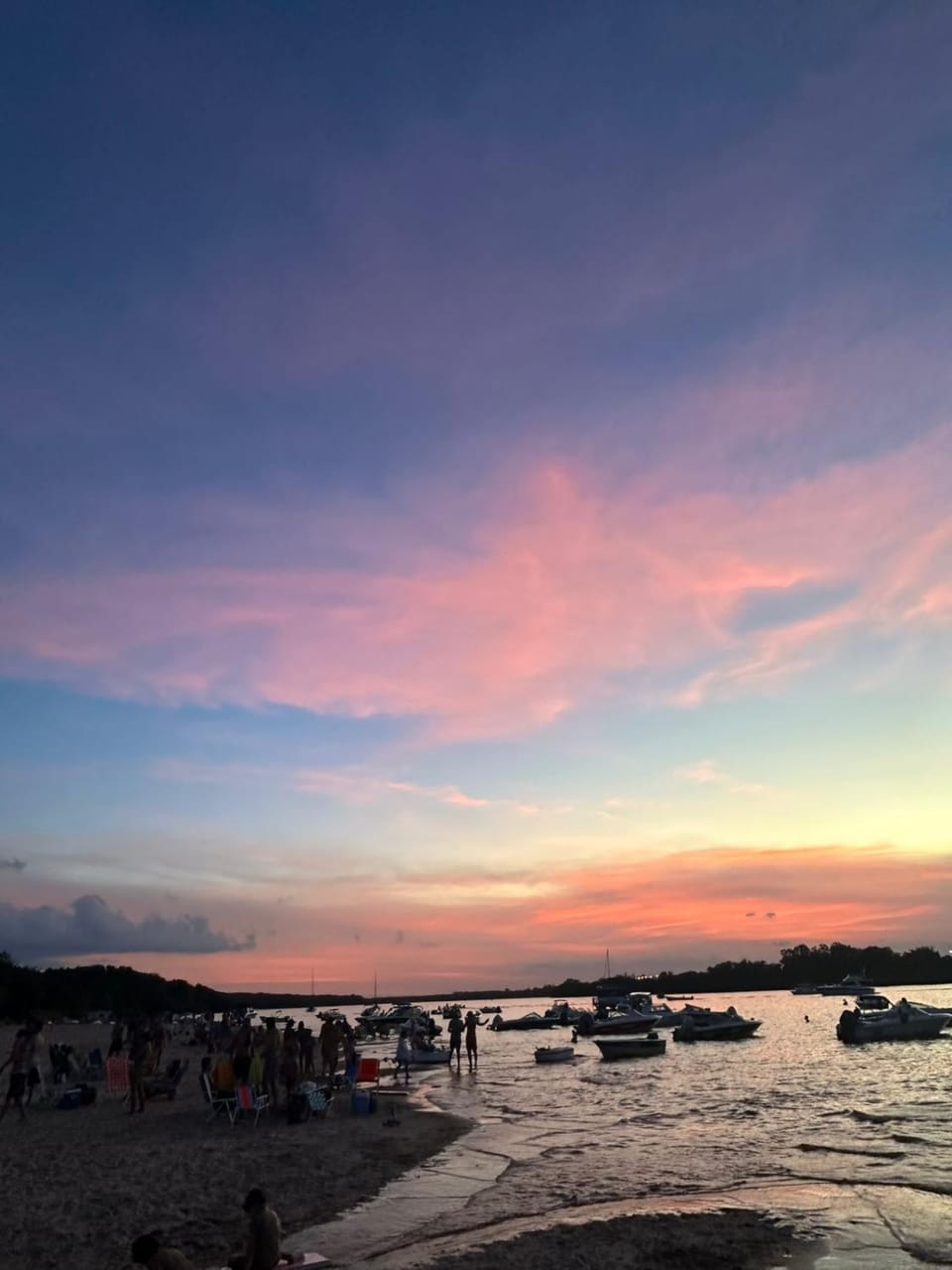 Natural landscape, Beach, Sunset