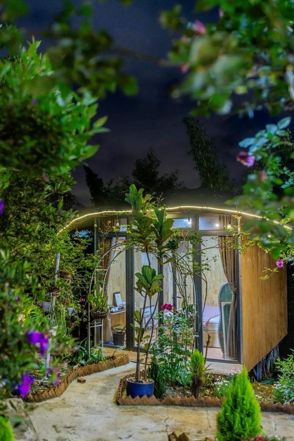 Property building, Garden view