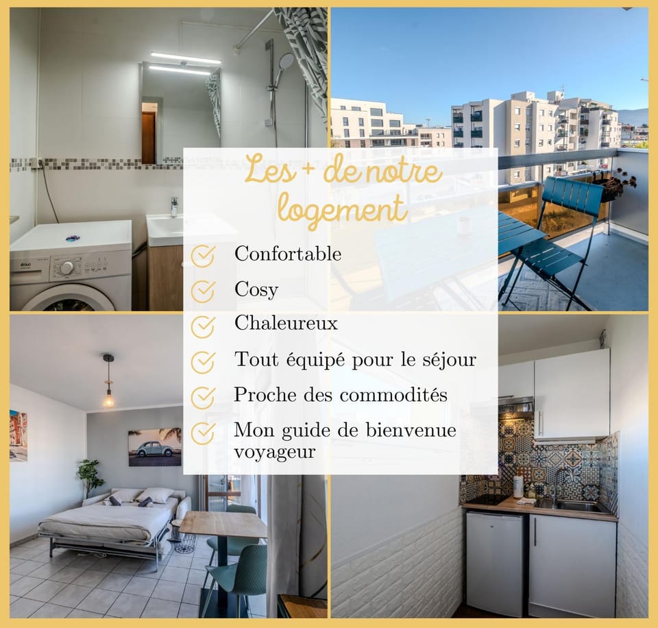 L'Azuré I Studio I Portes de Genève Apartment in Annemasse