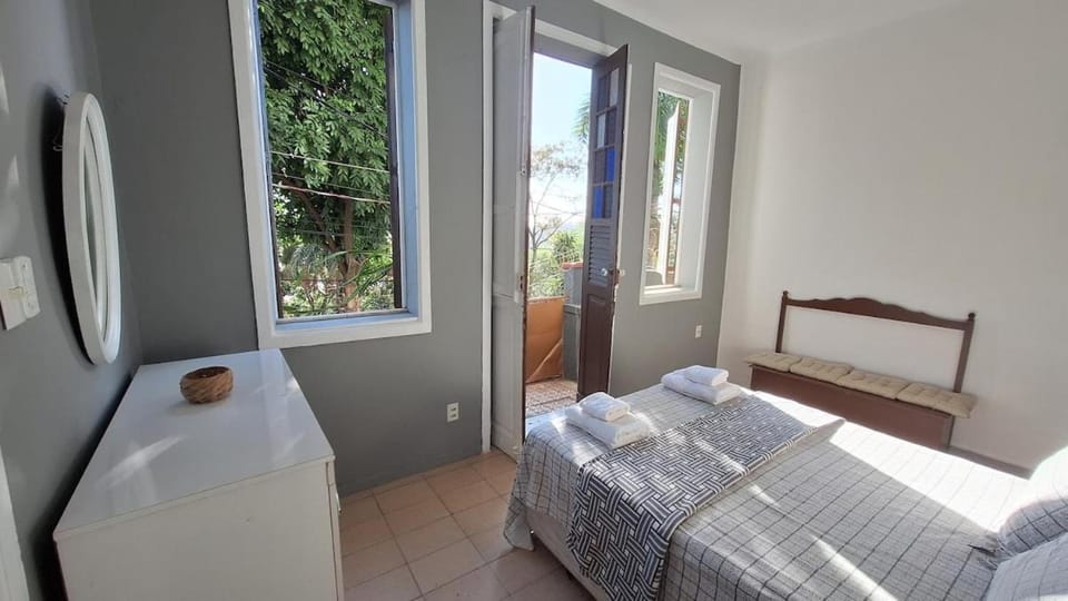 Bed, Photo of the whole room, Bedroom, towels, air conditioner