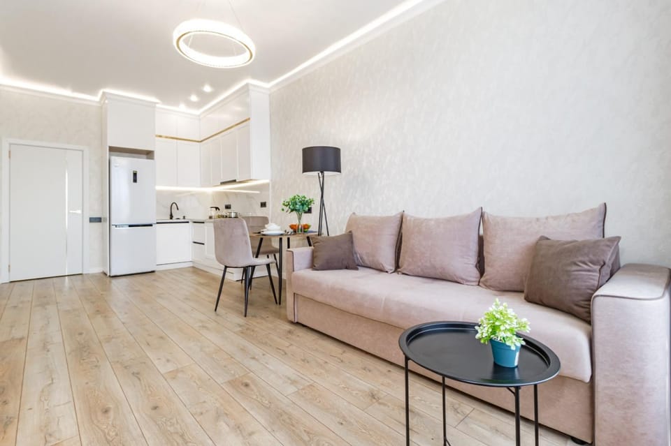 Kitchen or kitchenette, Seating area, Dining area, minibar