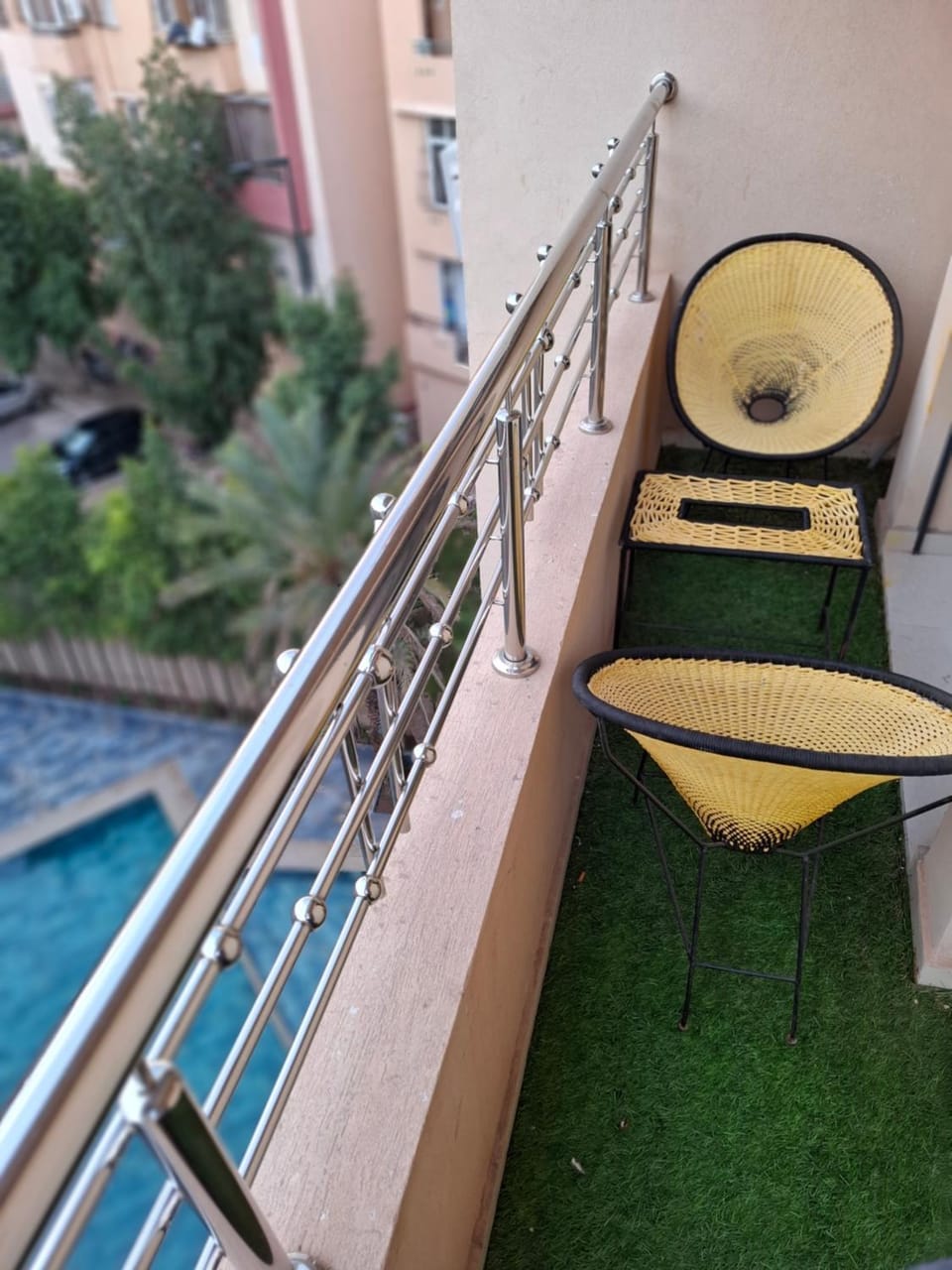 Day, View (from property/room), Balcony/Terrace, Balcony/Terrace, Seating area, Swimming pool