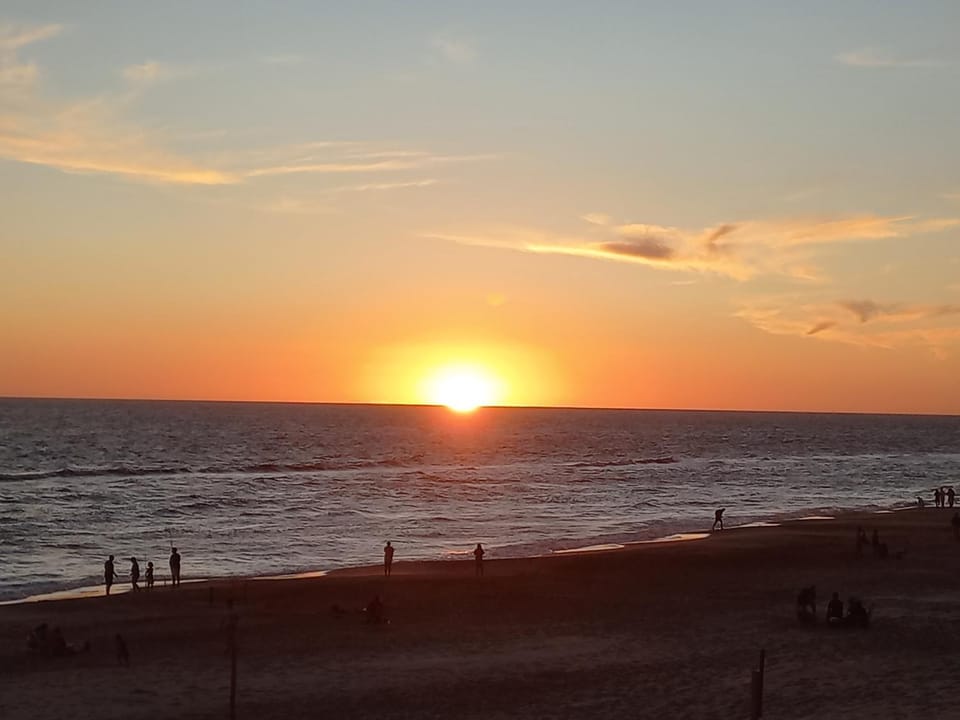 Natural landscape, Beach, Sunset