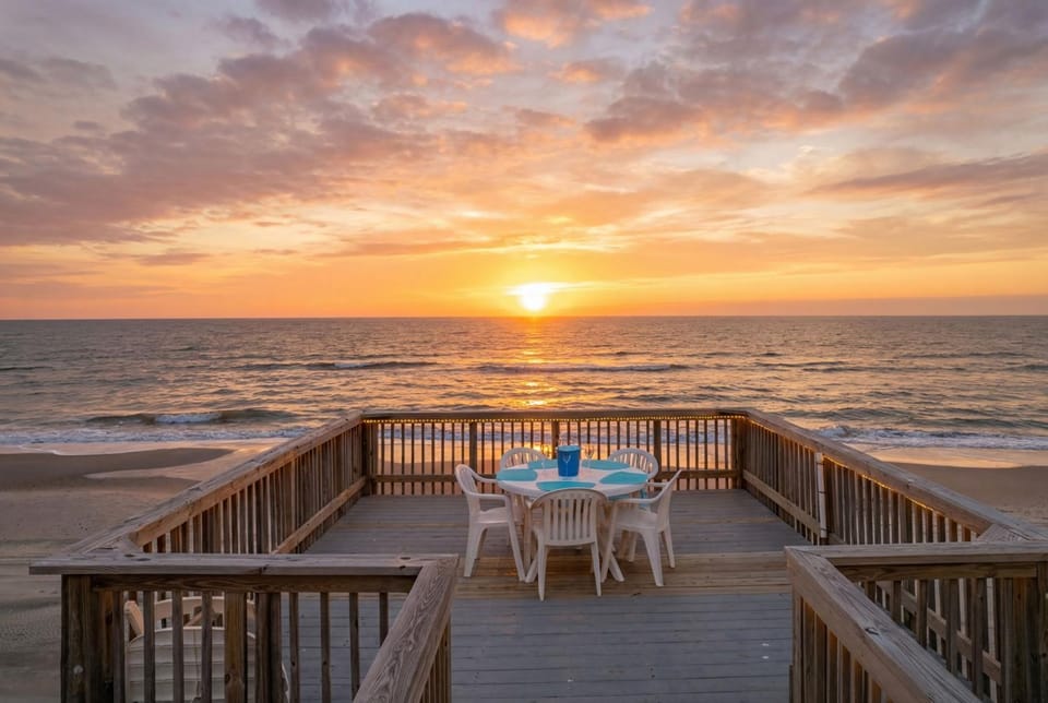 Oceanfront Gem w Pool and Spas GameRm Dune Walkover House in Corolla