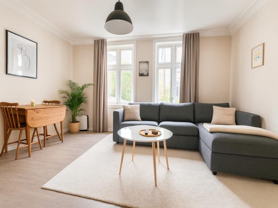 Living room, Seating area, Dining area