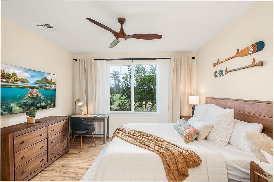 1st floor no steps king beds beach pool golf House in Puako