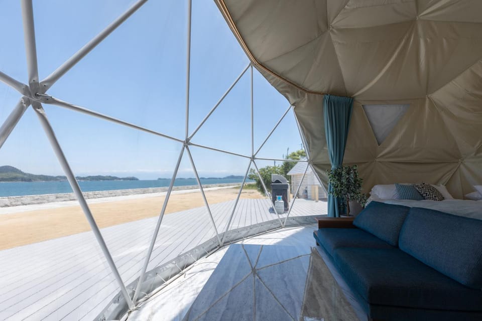 LIT shimanami リットシマナミ Luxury tent in Hiroshima Prefecture
