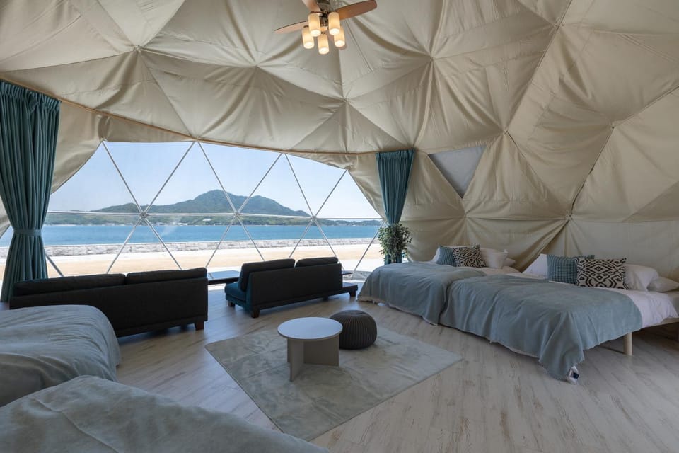 LIT shimanami リットシマナミ Luxury tent in Hiroshima Prefecture