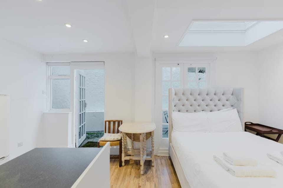Bright Studio Flat with Private Patio Fulham Apartment in London