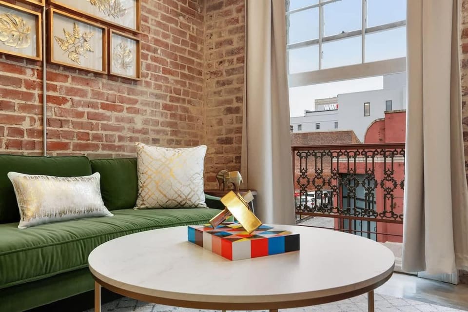 Modern One Bedroom with Balcony Apartment in Warehouse District