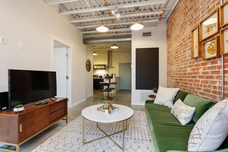 Modern One Bedroom with Balcony Apartment in Warehouse District