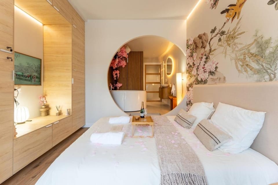 Suite Naïkan, Balneo & Atmosphère Zen Japonaise Apartment in Bordeaux