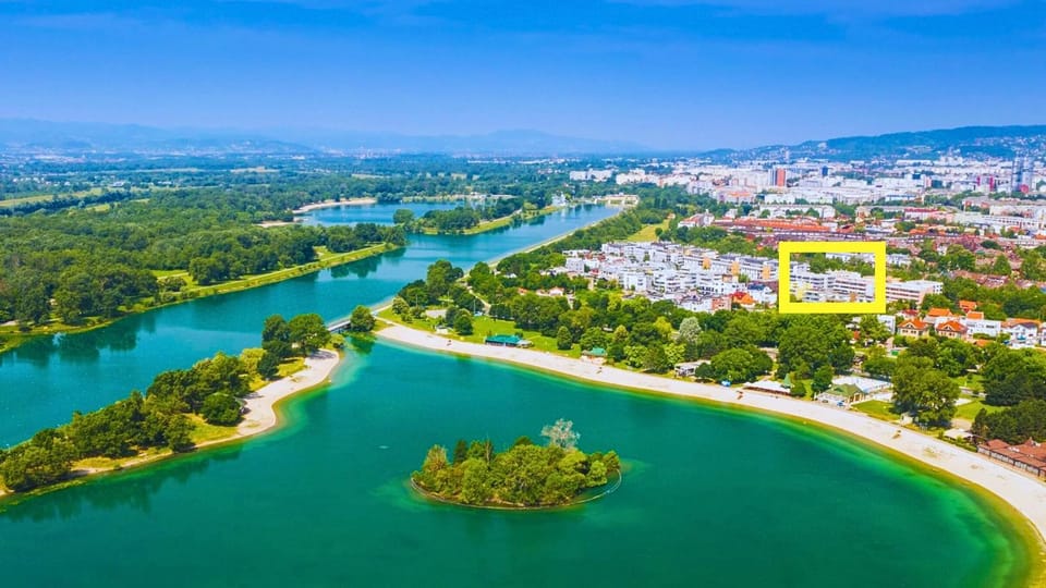 Nearby landmark, Bird's eye view, Lake view