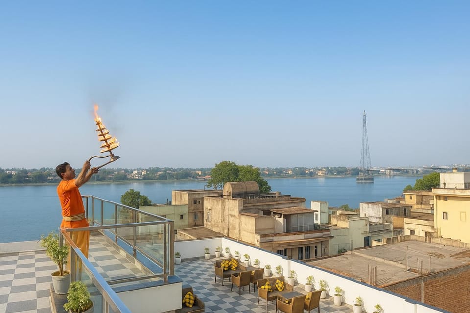 View (from property/room), Balcony/Terrace, River view