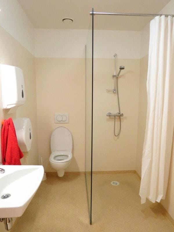 Shower, Toilet, Bathroom, towels