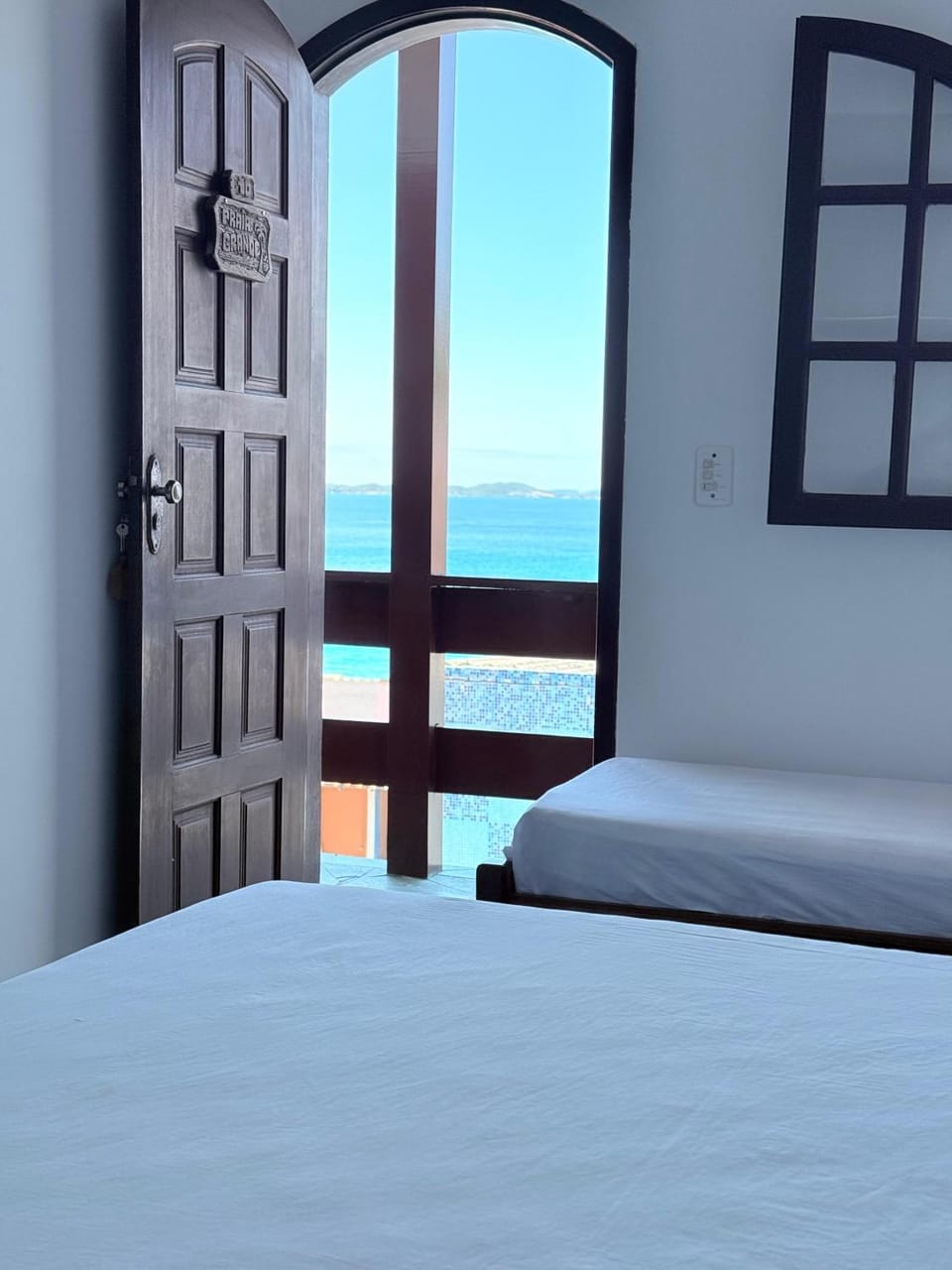 Bed, Photo of the whole room, Bedroom, Sea view