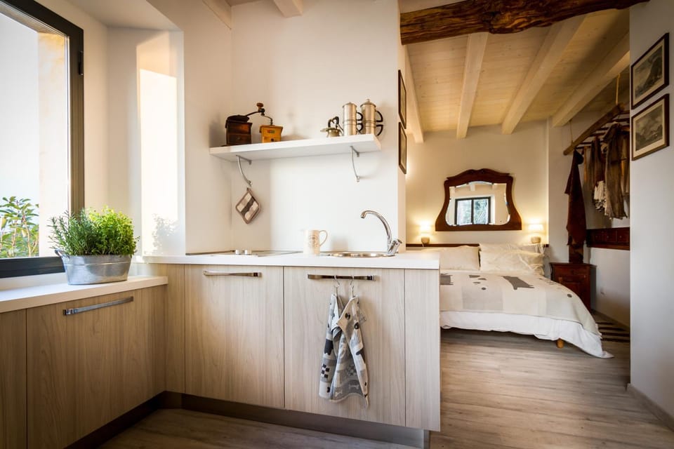 Kitchen or kitchenette, Living room